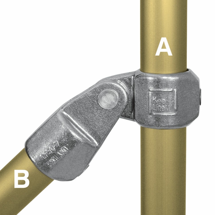 Aluminium Single Swivel Socket (33.7mm) Kee Lite (LC5066)