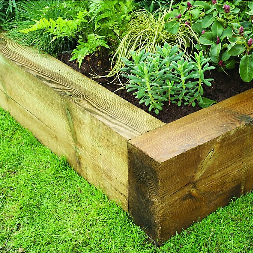 Chunky Raised Garden Beds Tanalised 2.4m (8ft) x 2.4m (8ft)