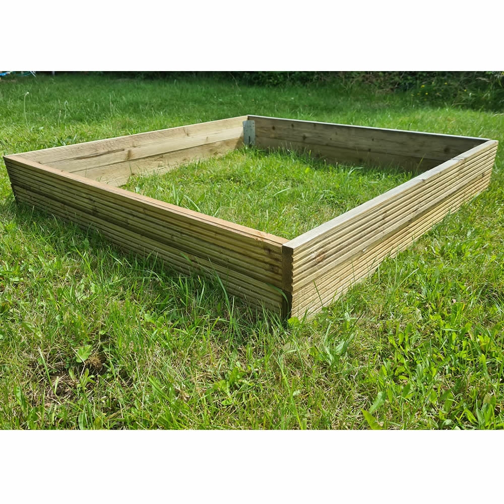 Decking Raised Garden Bed Tanalised 1.2m (4ft) x 2.4m (8ft)